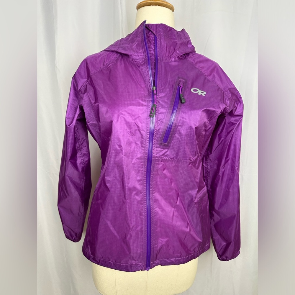 New Magenta Outdoor Research Windbreaker/Rain Jacket Sz XS